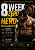 8 Week Zero To Hero Muscle Building Blueprint